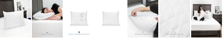 EcoPEDIC CLOSEOUT! Fiber Bed Pillow with 100% Cotton Fabric and 250 Thread Count 100% Cotton Zippered Pillow Cover